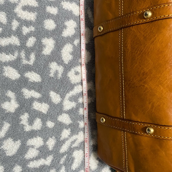 Dooney & Bourke Rich Tan Leather Satchel - Picture 5 of 7